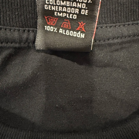 ROCK STAR Black Graphic T-Shirt with Anime Design SZ XXL - Picture 5 of 6